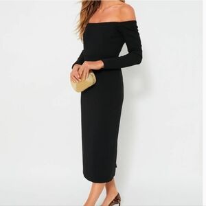 Tuckernuck Black Off the Shoulder Alva Dress Size 2